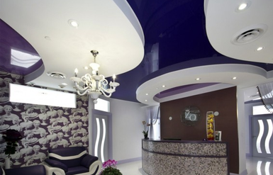 Двухуровневый натяжные потолки 3