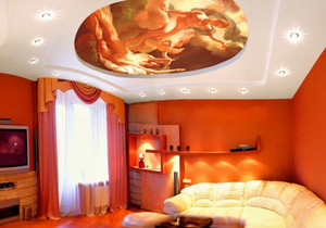 Натяжные потолки с фотопечатью